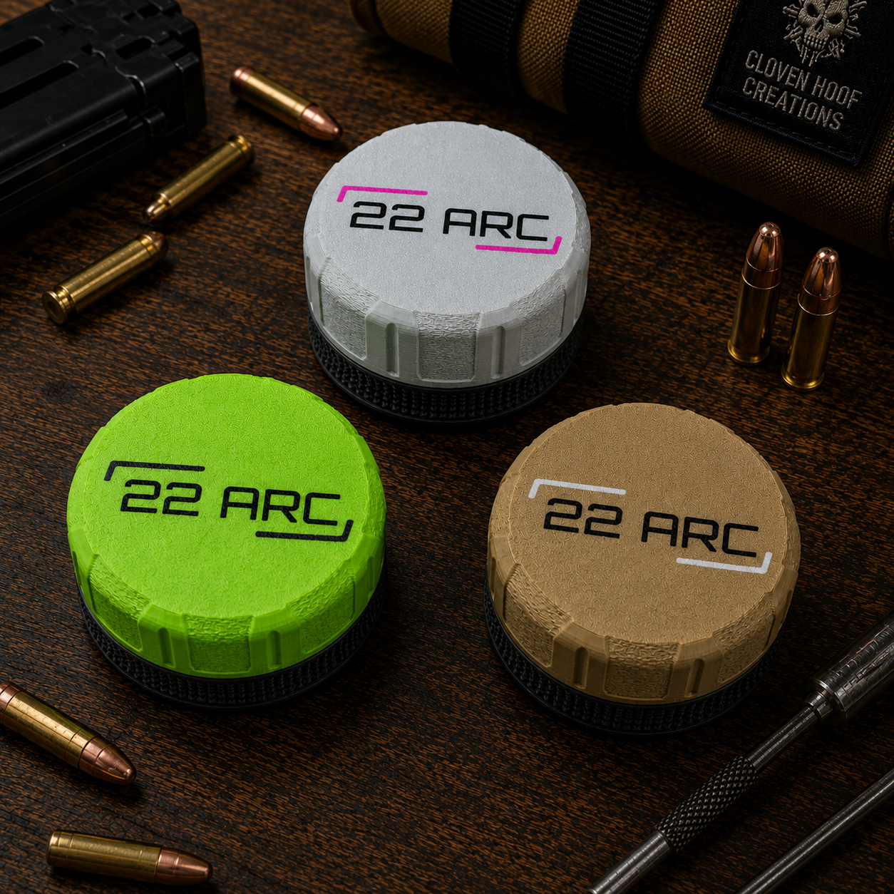22ARC Pocket Puck Ammunition Holder – Holds 16 Rounds