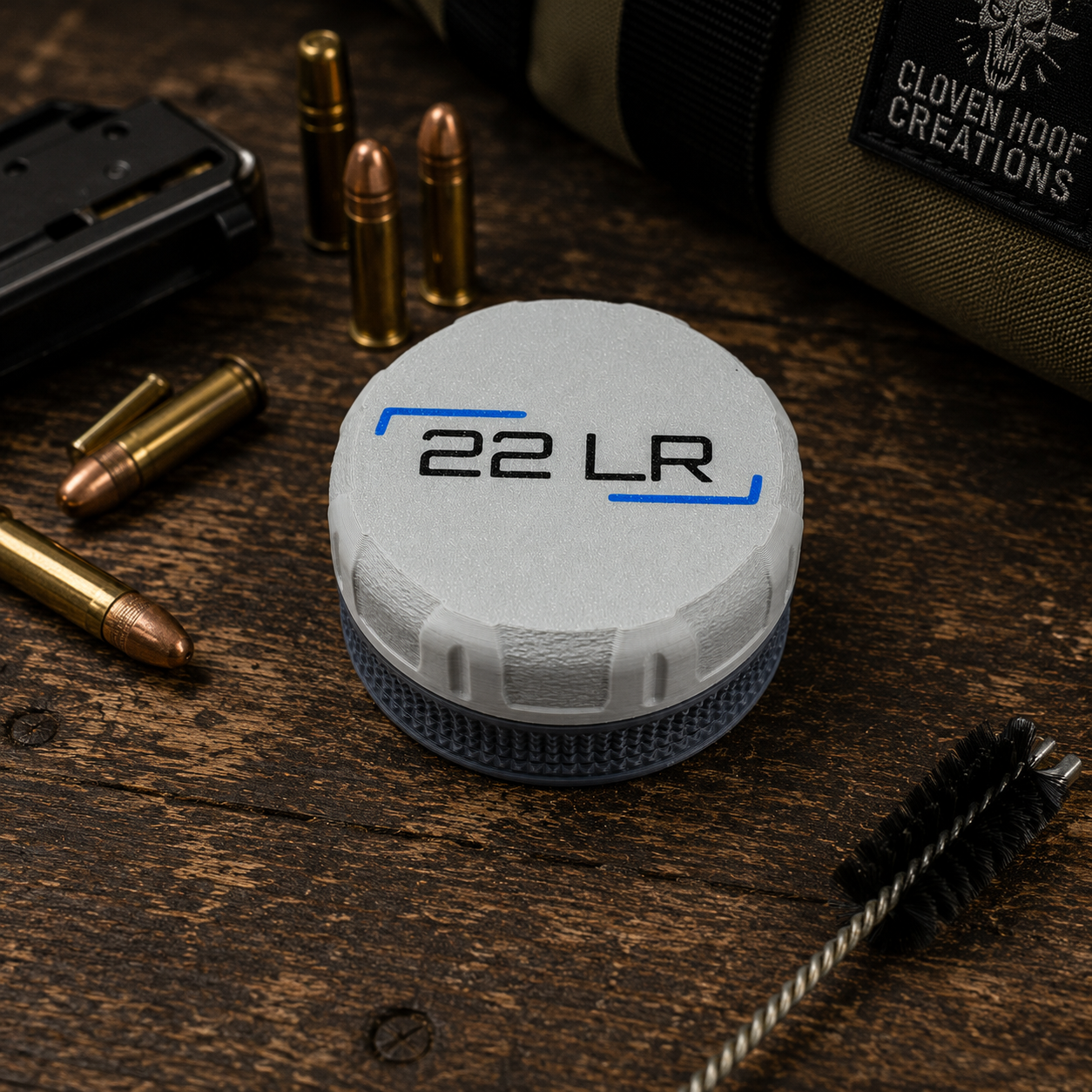 22LR Pocket Puck Ammunition Holder – Holds 55 Rounds