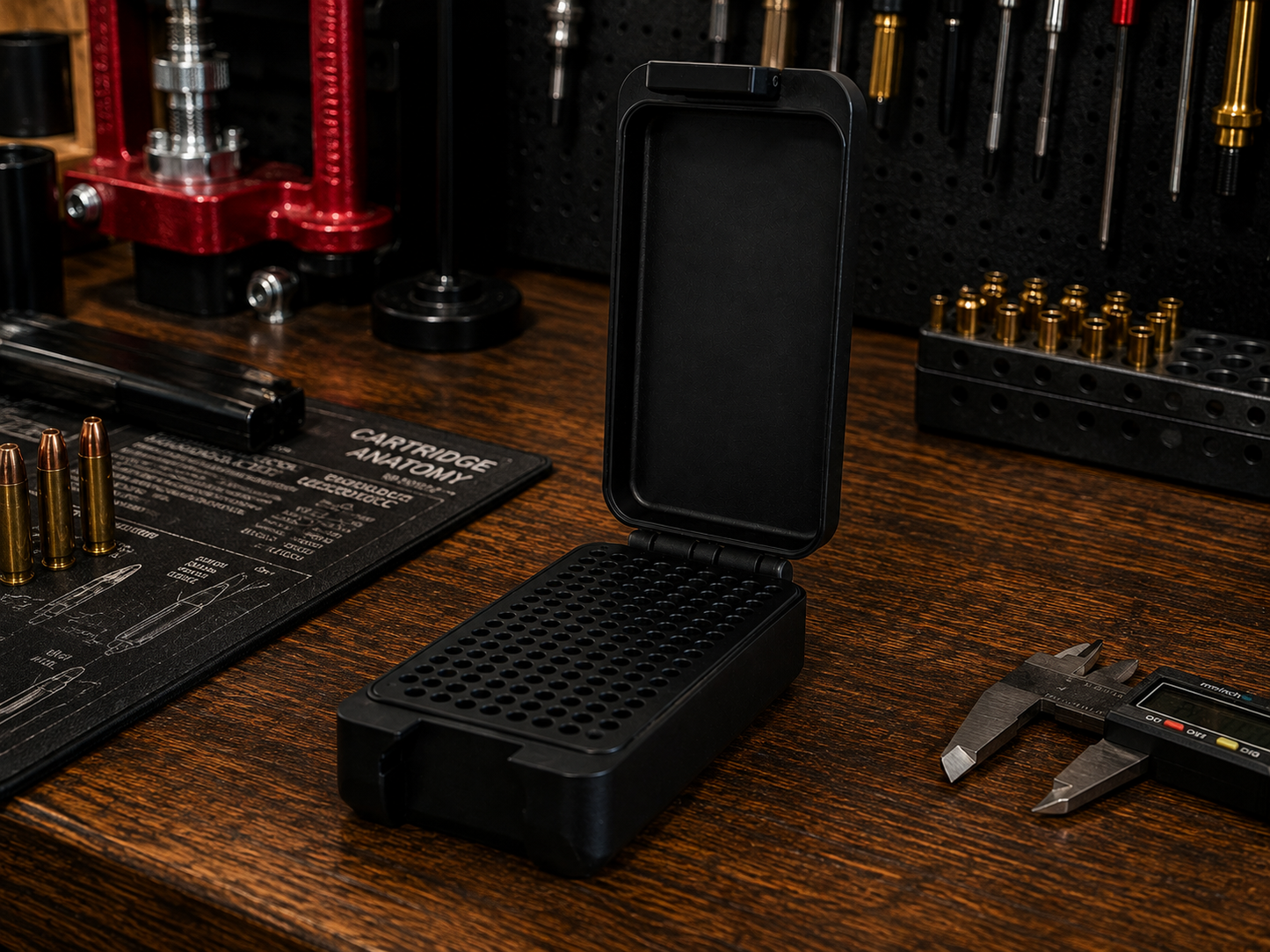 22 Long Rifle Ammo Box - 144 Round Stackable Locking Ammo Storage Case | 3D Printed