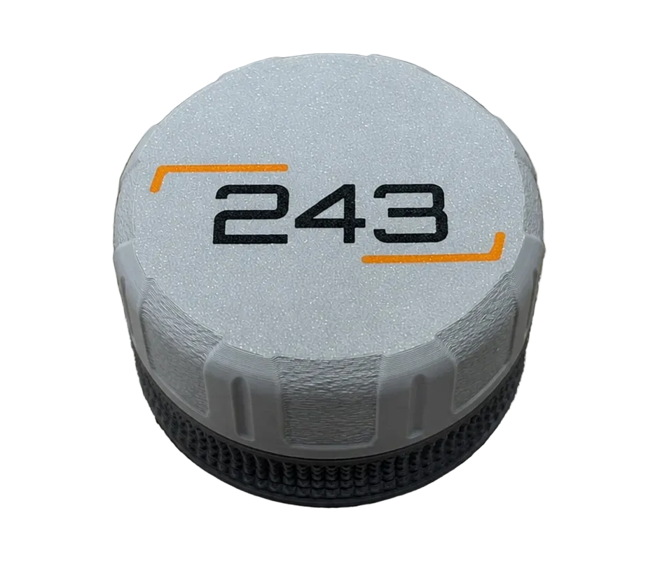 243 WIN Pocket Puck Ammunition Holder – Holds 16 Rounds