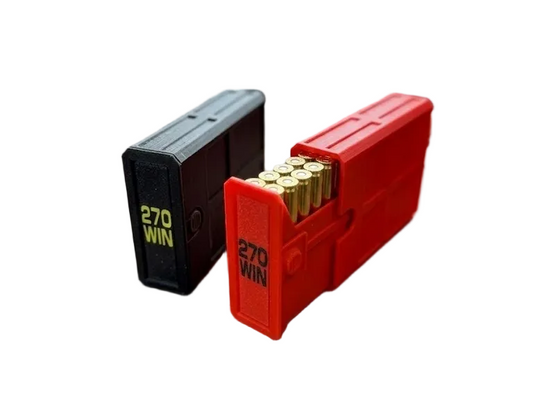 270WIN 20-Round Stackable Ammo Case with Sliding Tray | 3D Printed Ammunition Storage