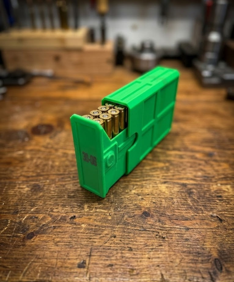 30-06 20-Round Stackable Ammo Case with Sliding Tray | 3D Printed Ammunition Storage