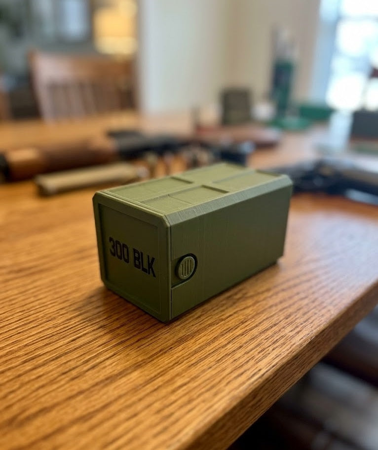 300BLK 50-Round Stackable Ammo Case with Sliding Tray | 3D Printed Ammunition Storage (Copy)
