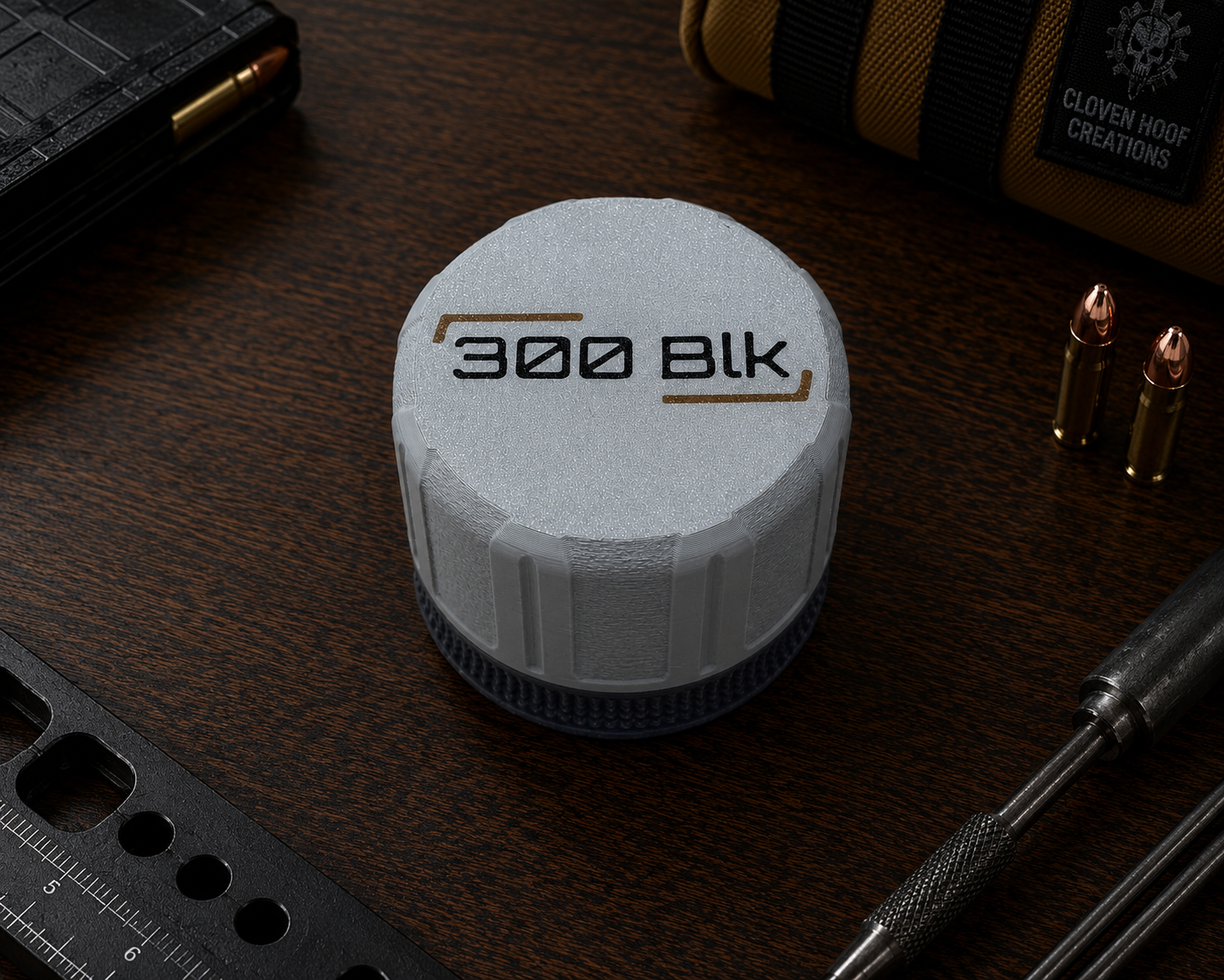 300 Blackout Pocket Puck Ammunition Holder – Holds 20 Rounds