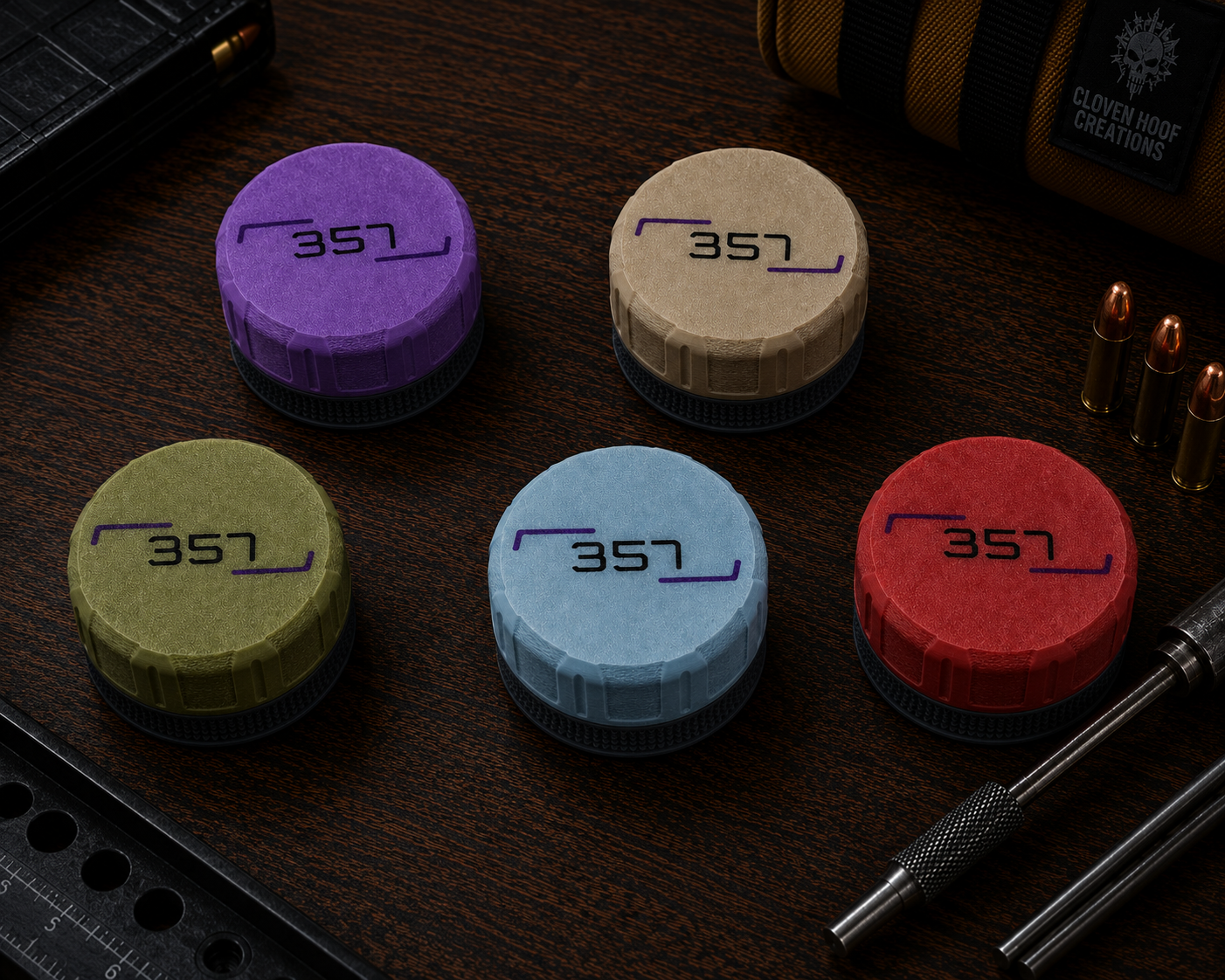 357 Magnum Pocket Puck Ammunition Holder – Holds 20 Rounds