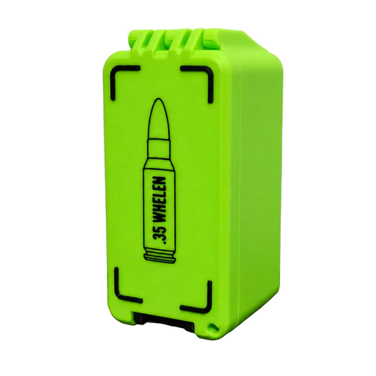 35 Whelen Ammo Box - 50 Round Stackable Locking Ammo Storage Case | 3D Printed