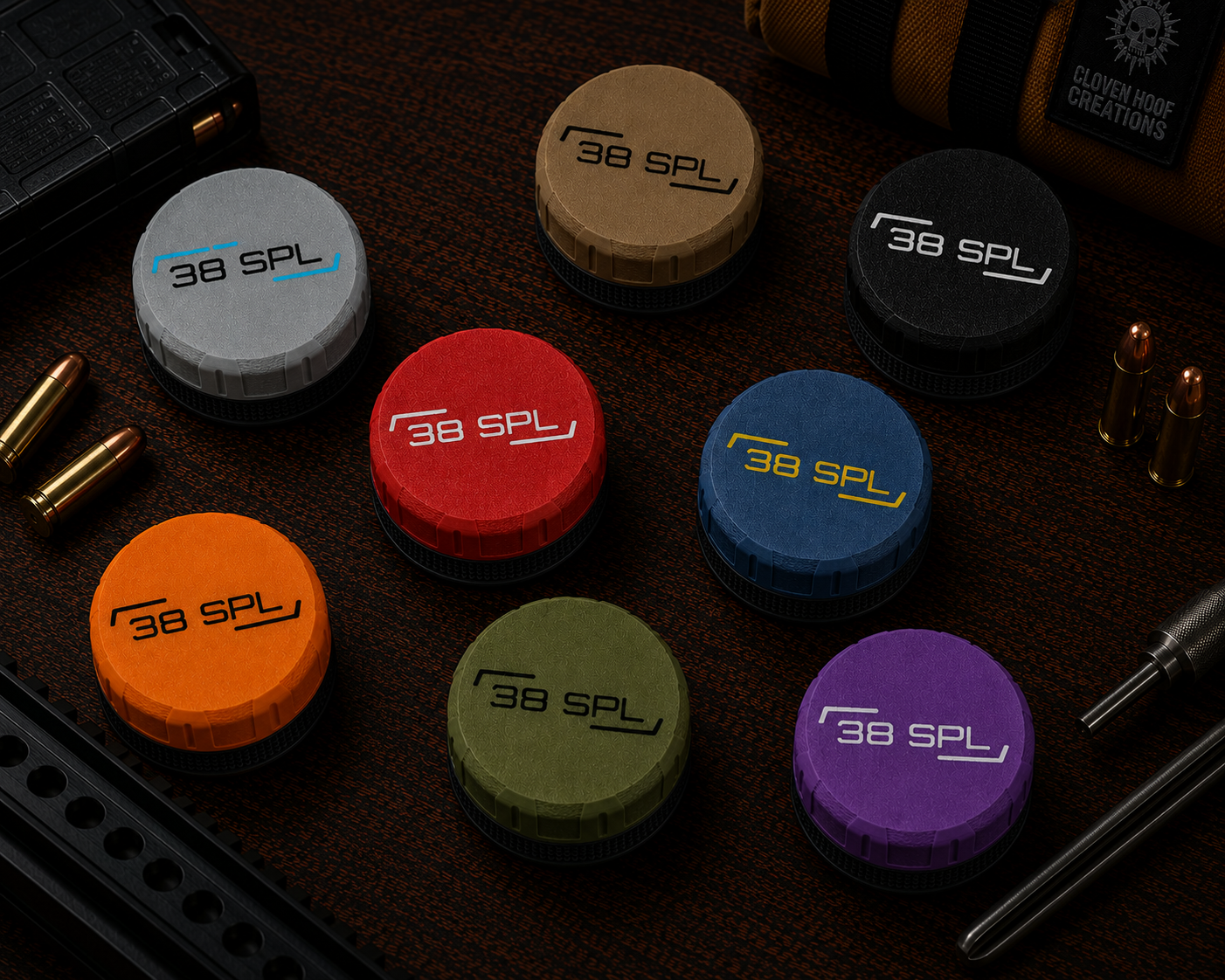 38 Special Pocket Puck Ammunition Holder – Holds 20 Rounds