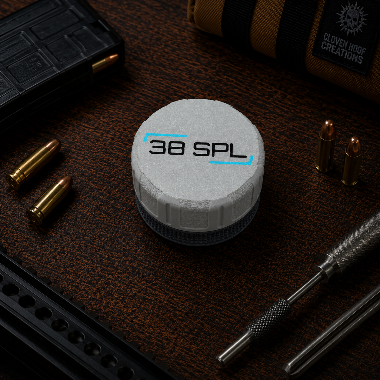 38 Special Pocket Puck Ammunition Holder – Holds 20 Rounds