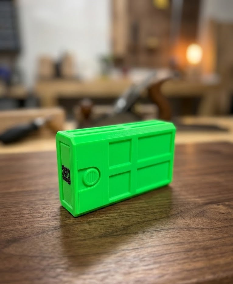 223/5.56 Stackable Sliding Tray Ammo Container 20 Rounds Compact Dual Locking Mechanism EDC Range Day 3D Printed Secure Closure