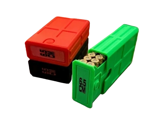 6.5 Creedmoor Stackable Sliding Tray Ammo Container 20 Rounds Compact Dual Locking Mechanism EDC Range Day 3D Printed Secure Closure
