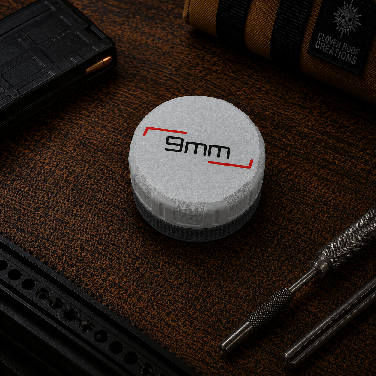 9MM Pocket Puck Ammunition Holder – Holds 20 Rounds