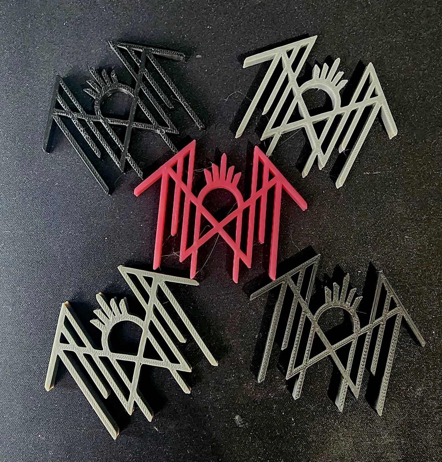Sleep Token Band Symbol 3D Printed Keychain